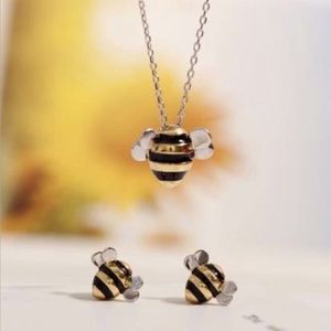 S925 bees 2pc set